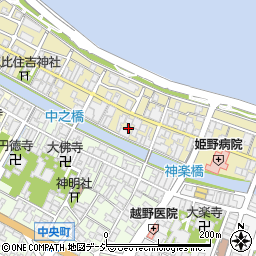 富山県射水市放生津町17周辺の地図