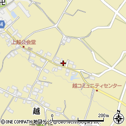 長野県中野市越947-1周辺の地図