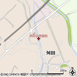 舛田公民館前周辺の地図