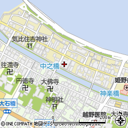 富山県射水市放生津町18周辺の地図