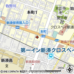 ローソン新湊本町店周辺の地図