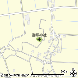 御塚神社周辺の地図