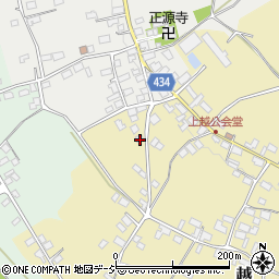 長野県中野市越807周辺の地図