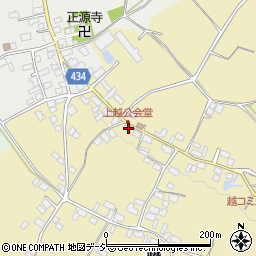長野県中野市越856周辺の地図