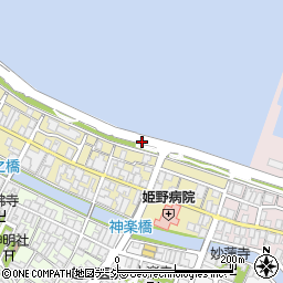 富山県射水市放生津町12周辺の地図