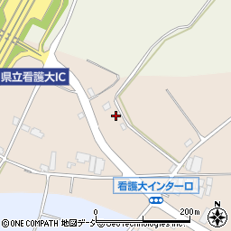 石川県かほく市中沼（井）周辺の地図