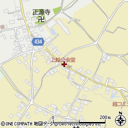 長野県中野市越853周辺の地図