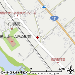 栃木県日光市高徳655周辺の地図