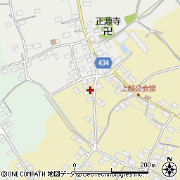 長野県中野市越805周辺の地図