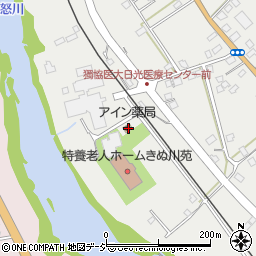 栃木県日光市高徳638周辺の地図