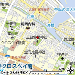 西新町公民館周辺の地図