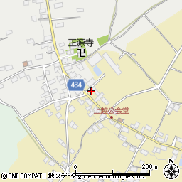 長野県中野市越844周辺の地図