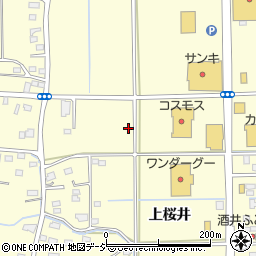 茨城県北茨城市中郷町上桜井周辺の地図