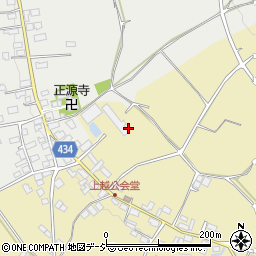 長野県中野市越830周辺の地図