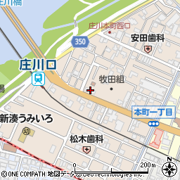 庄川本町市営住宅４号棟周辺の地図