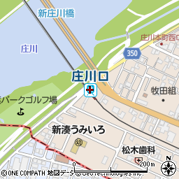 庄川口駅周辺の地図