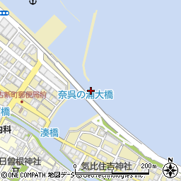 奈呉の浦大橋周辺の地図