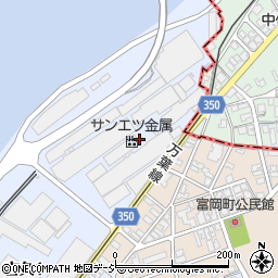 サンエツ金属株式会社　高岡本社工場周辺の地図