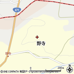 石川県かほく市野寺ホ周辺の地図