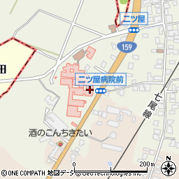 石川県かほく市二ツ屋ソ周辺の地図