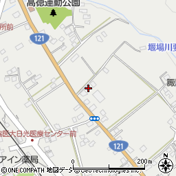 栃木県日光市高徳727周辺の地図