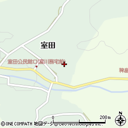 富山県魚津市室田332周辺の地図