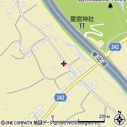 栃木県矢板市館ノ川249周辺の地図