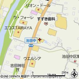 茨城トヨペット大子バイパス店周辺の地図