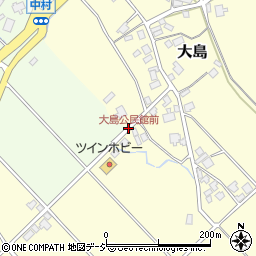 大島公民館前周辺の地図