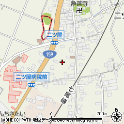 石川県かほく市二ツ屋レ周辺の地図
