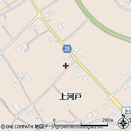 栃木県さくら市上河戸724周辺の地図