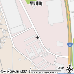 栃木県矢板市早川町周辺の地図