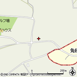 石川県かほく市二ツ屋（ラ）周辺の地図