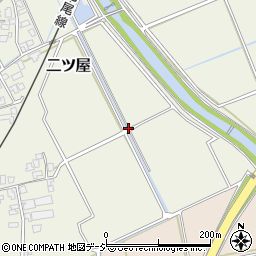 石川県かほく市二ツ屋ワ周辺の地図