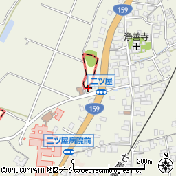 石川県かほく市二ツ屋（ム）周辺の地図