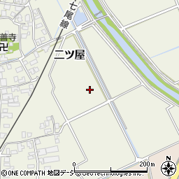石川県かほく市二ツ屋周辺の地図