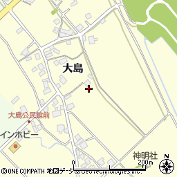 富山県滑川市大島周辺の地図