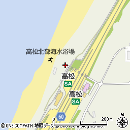 石川県かほく市二ツ屋フ周辺の地図