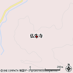 富山県氷見市仏生寺周辺の地図