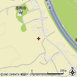 栃木県矢板市館ノ川374周辺の地図