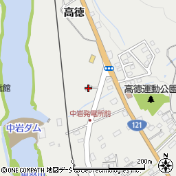 栃木県日光市高徳908周辺の地図