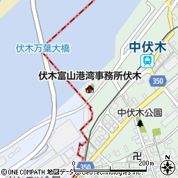 伏木富山港湾事務所　伏木分室周辺の地図