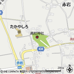 高杜神社周辺の地図