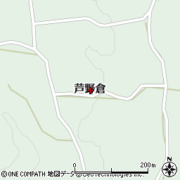 茨城県久慈郡大子町芦野倉周辺の地図