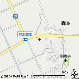 石川県宝達志水町（羽咋郡）森本（ト）周辺の地図