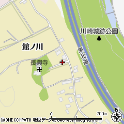 栃木県矢板市館ノ川737周辺の地図