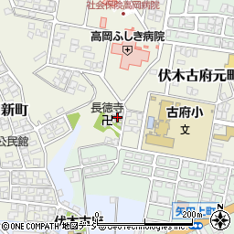 伏木万葉町公民館周辺の地図