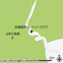 志賀高原カントリークラブ周辺の地図
