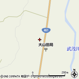 栃木県那須郡那珂川町大山田下郷1580周辺の地図