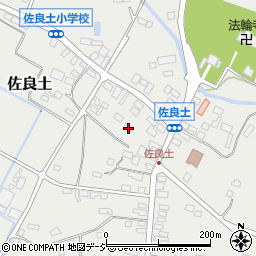 栃木県大田原市佐良土874-5周辺の地図
